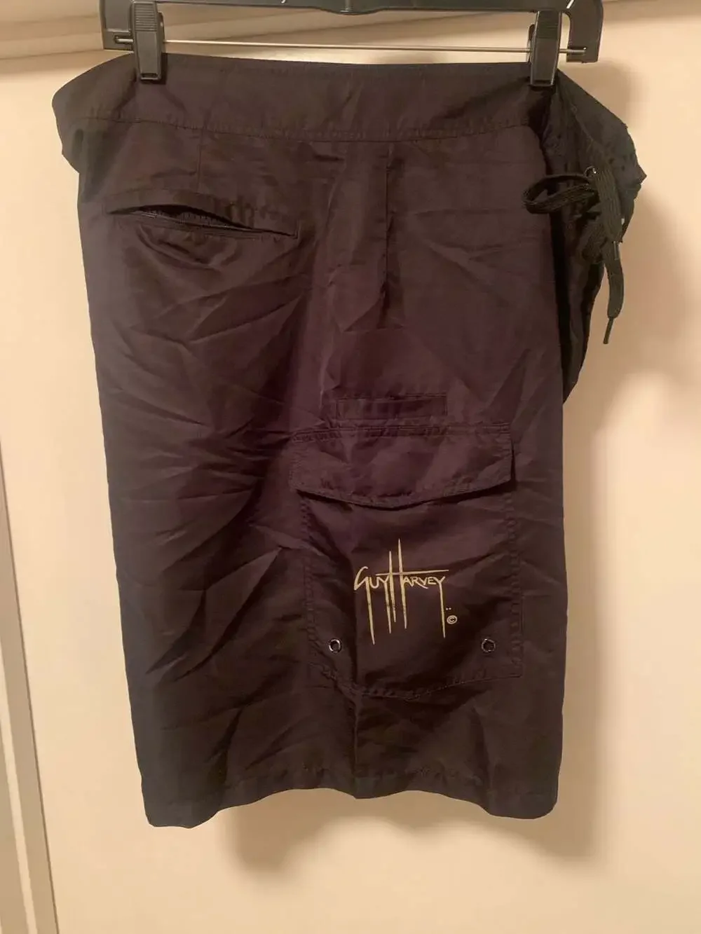 Guy Harvey by Aftco Bluewater Marlin Graphic Board Shorts Black Size 40